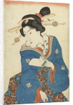A girl standing by Utagawa Kunisada I