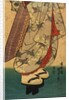 Singing girl after a bath, detail by Utagawa Kunisada I
