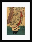 Singing girl after a bath, detail by Utagawa Kunisada I