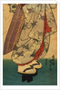 Singing girl after a bath, detail by Utagawa Kunisada I