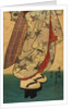 Singing girl after a bath, detail by Utagawa Kunisada I