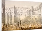 The Ruins of the Royal Italian Opera in Covent Garden by Unknown