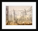 The Ruins of the Royal Italian Opera in Covent Garden by Unknown