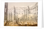 The Ruins of the Royal Italian Opera in Covent Garden by Unknown