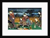 Ryogoku Yukei:Hitome Senkin, an Actor of The  Narikoma Acting House, Relaxing with Courtesans by Utagawa Kunisada