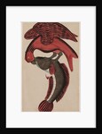 Eagle holding a fish by Unknown