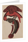 Eagle holding a fish by Unknown