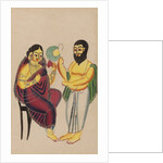 Mahant fanning Elokeshi by Unknown