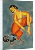Bhima killing Kichaka by Unknown