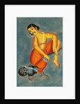Bhima killing Kichaka by Unknown