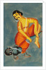 Bhima killing Kichaka by Unknown