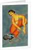 Bhima killing Kichaka by Unknown