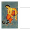 Bhima killing Kichaka by Unknown