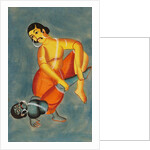 Bhima killing Kichaka by Unknown