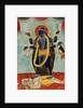 Kali dancing on Shiva by Unknown