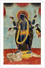 Kali dancing on Shiva by Unknown