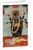Kali dancing on Shiva by Unknown