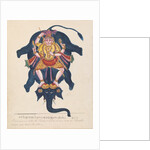 Shiva as the slayer of the elephant demon, Gajasura by Anonymous