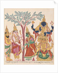The marriage of Shiva and Parvati with attendant deities by Anonymous
