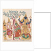 The marriage of Shiva and Parvati with attendant deities by Anonymous