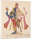 Hari-hara, the union of Vishnu and Shiva, from a series of Hindu deities created in South India by Anonymous