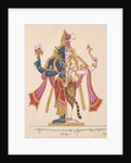 Hari-hara, the union of Vishnu and Shiva, from a series of Hindu deities created in South India by Anonymous