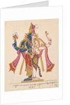 Hari-hara, the union of Vishnu and Shiva, from a series of Hindu deities created in South India by Anonymous