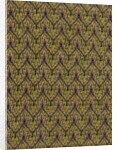 Shawl in yellow, green and purple by Unknown