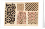 Architectural drawings of ornamental stone carvings on monuments in Fatehpur Sikri and Sikandra by Anonymous