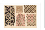 Architectural drawings of ornamental stone carvings on monuments in Fatehpur Sikri and Sikandra by Anonymous