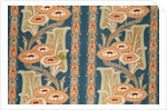 Furnishing fabric with flowers by F. Steiner & Co.