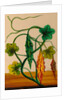 One of twelve drawings of fruits and vegetables depicting a karela by Unknown