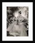 Queen Elizabeth holding a fan by Cecil Beaton