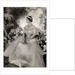 Queen Elizabeth holding a fan by Cecil Beaton