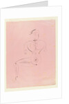Figur von der Seite by Oskar Schlemmer