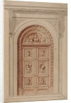 Design for a door for the School of Art by Godfrey Sykes