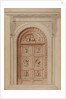 Design for a door for the School of Art by Godfrey Sykes