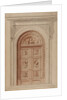 Design for a door for the School of Art by Godfrey Sykes