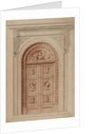 Design for a door for the School of Art by Godfrey Sykes