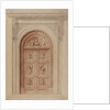Design for a door for the School of Art by Godfrey Sykes