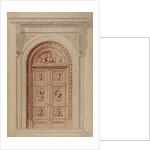 Design for a door for the School of Art by Godfrey Sykes