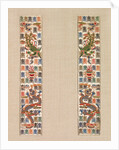 Pair of sleeveband for a woman's robe by Unknown
