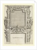 Design for chimney piece by Pierre Collot