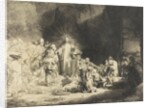 Christ healing the sick by Rembrandt van Rijn