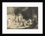 Christ healing the sick by Rembrandt van Rijn