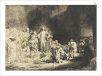 Christ healing the sick by Rembrandt van Rijn