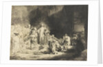 Christ healing the sick by Rembrandt van Rijn