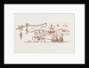 Christmas greeting card with horse and sleigh by Unknown