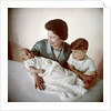 Queen Elizabeth II with Prince Andrew and Prince Edward by Cecil Beaton