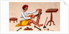 Carpenter at work by Unknown
